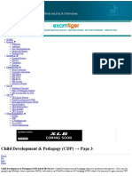 CDP MCQs - Child Development & Pedagogy (CDP) MCQ Questions With Answer