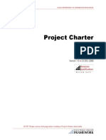 Project Charter: Template