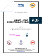 Xylose Lysine Desoxycholate (XLD) Agar: National Standard Method