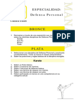 Especialidades - Cultura Fisica - Defensa Personal PDF