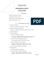 Course Outline Restorative Justice