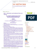 Education Network - Epc 1 - Reading and Reflecting On Texts PDF