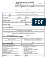 Property Associate Partner Program (PAPP) Registration Form: 1 X 1 Photo ID