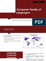 The Indo-European Family of Languages