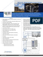 DECS-250 Digital Excitation Control System: Eatures Enefits