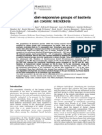 Dominant and Diet-Responsive Groups of Bacteria Within The Human Colonic Microbiota