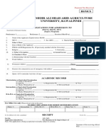 Admission Form