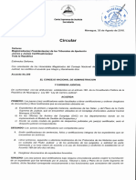 Circular Corte Suprema de Justicia de Las Facultades Juez Certificador