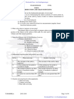 2marks Unit I Introduction and Chain Surveying