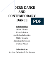 Modern and Contemporary Dance