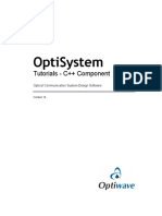 OptiSystem Tutorials CPP Component