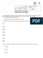 Revisão 2 Frações Números Mistos e Operações Com Frações