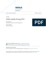 Airline Quality Rating 2018