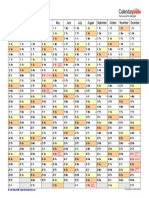 Calendar 2020 Landscape