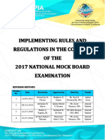 NFJPIA1617 - IRR - 2017 National Mock Board Examination