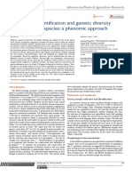 Distribution, Identification and Genetic Diversity Among Bamboo Species: A Phenomic Approach