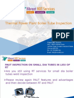 Thermal Power Plant Boiler Tube Inspection