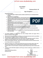 CBSE Class 10 Science Sample Paper Set B