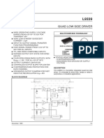 Quad Low Side Driver: Multipower BCD Technology