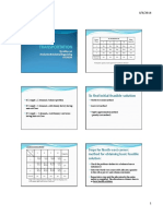 To Find Initial Feasible Solution: Steps For North West Corner: Method For Obtaining Basic Feasible Solution