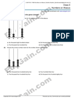 Class 3 Numbers On Abacus: Choose Correct Answer(s) From The Given Choices