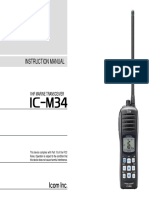 Instruction Manual: VHF Marine Transceiver