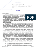 Petitioners Vs Vs Respondents: First Division