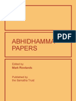 Abhidhamma Papers Final