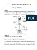 Determination of Aggregate Impact Value