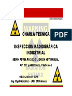 Charla Técnica - Inspección Radiográfica Industrial