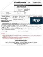 Registration Form - : Opportunities in OTS