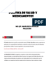 Politica de Salud y Medicamentos