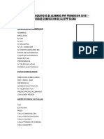 Hoja de Datos Biograficos de Alumnos PNP 2019-1