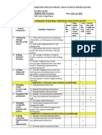 Competency Framework For Southeast Asian School Heads Matrix