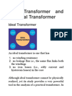 Ideal and Practical Transformer