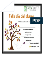 Diploma Listo Dia Del Alumno