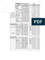 Price List Fky 2019