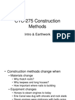 CTC-275 Construction Methods: Intro & Earthwork