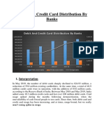 Debit and Credit Card Distribution by Banks