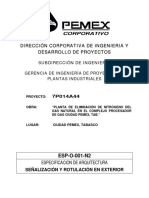 Señalización y Rotulación Exterior PEMEX