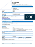 Sodium Bicarbonate: Safety Data Sheet