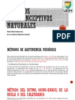 Métodos Anticonceptivos Naturales