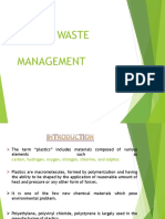 Plastic Waste Management