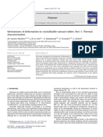 Mechanisms of Deformation in Crystallizable Natural Rubber Part 1 Thermal Characterization2013Polymer