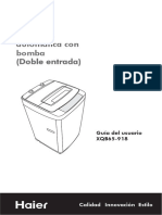 Manual de Lavadora Haier PDF