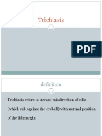 Trichiasis