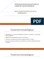 Transtornos Hematologicos en El Embarazo