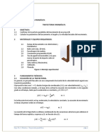 Informe Trayectoria Parabólica