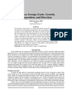 Nepalese Foreign Trade: Growth, Composition, and Direction: Vol. 4, No. 1