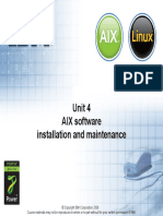 Unit 4 AIX Software Installation and Maintenance